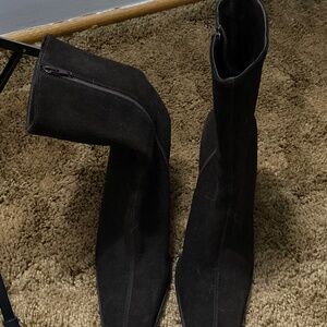 Dark Brown Heel Boots
